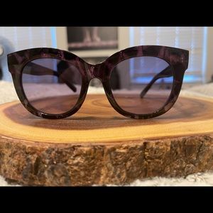 Beautiful foster grant sunglasses. Purple marbled sparkle.
